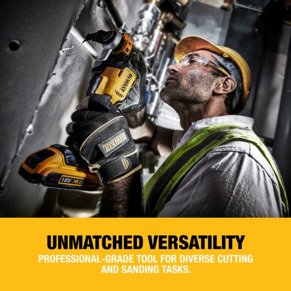 DEWALT 18V XR Brushless Oscillating Multi-Tool, Bare Unit, DCS355N-XJ