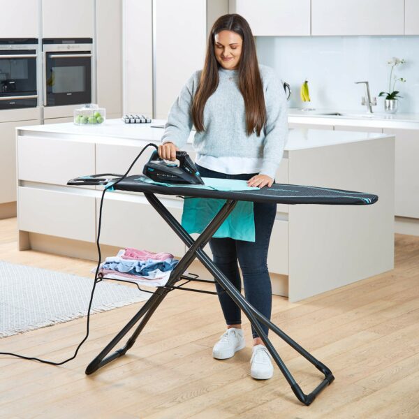 Minky Ergo Plus Ironing Board - Blue - 122 x 38 cm