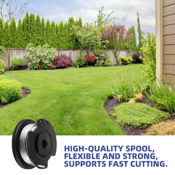 4 Pieces Strimmer Wire Replacement Spool and Line Compatible with Bosch ART 23 SL ART 26 SL, EasyGrassCut 18, 23, 26, 18-230,18-260, Grass Trimmer F016800569 F016800385