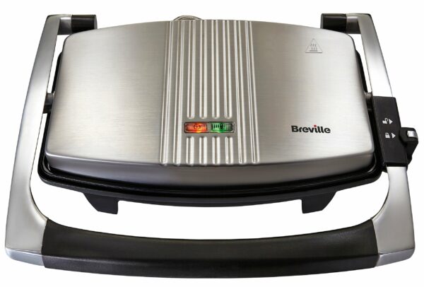 Breville Sandwich/Panini Press & Toastie Maker | 3-Slice | Stainless Steel [VST025]
