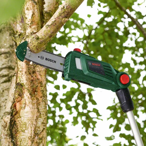 Bosch Cordless Pruner Universal Chain Pole 18 (battery 2.5 Ah, 18 Volt System, in carton packaging)