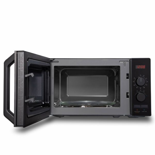 Toshiba Microwave Oven 800w 20L with 8 Auto Menus, 5 Power Levels, Mute Function, and LED Cavity Light - Black - MW2-AM20PF(BK)