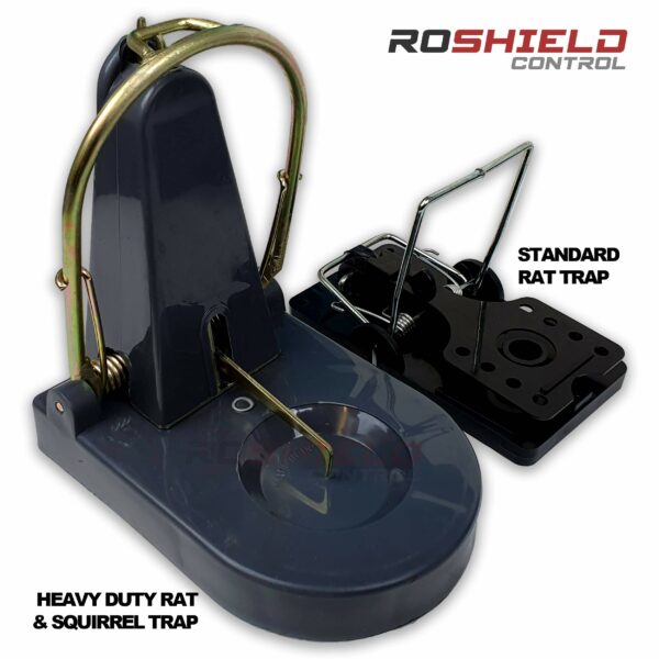 ROSHIELD 2x Nano Heavy Duty Rat Control Trap - Powerful Instant Killer Rodent Trap Solution for Treatment of Rats within Buildings