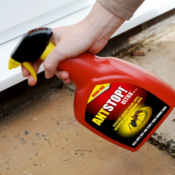 Home Defence Ant Stop Ultra Gun 800 ml Spray, Red