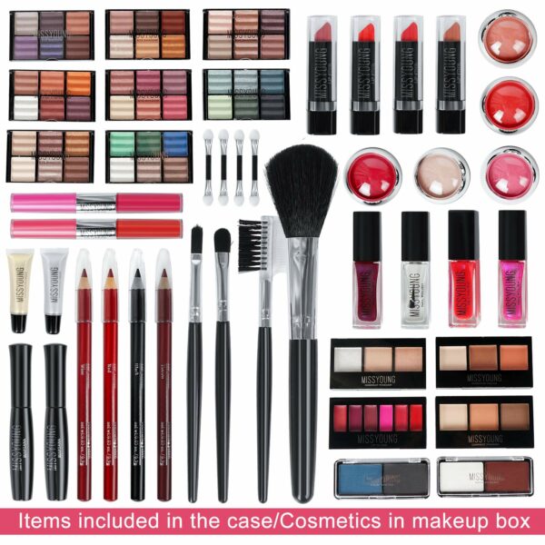 JasCherry All in One Make up Box Set Multi-purpose Cosmetic Storage Beauty Case
