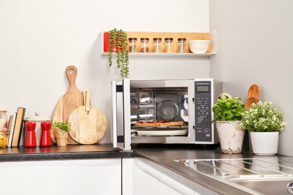 Sharp R959SLMAA Combination Microwave Oven, 40 Litre capacity, 900W, Silver
