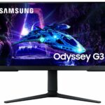 Samsung Odyssey G3 LS27DG302EUXXU 27" 180Hz 1ms FullHD Gaming Monitor - 1920x1080, HDR10, HDMI, Displayport, Freesync, Height Adjust