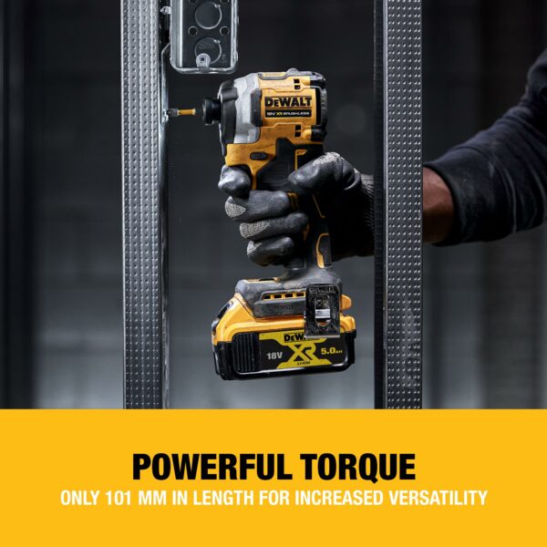 DEWALT 18V XR Brushless Compact Impact Driver, Bare Unit, DCF850N-XJ