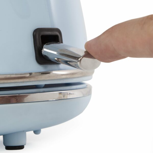Swan SK24030BLN Retro Jug Kettle, Cordless Design, Stainless Steel, 3kW, 1.5 Litre, Blue