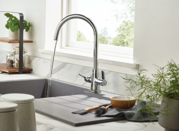 Bristan Echo EasyFit Kitchen Sink Mixer Tap Chrome Kitchen Mixer Tap