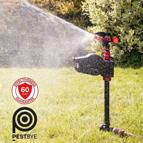 PestBye® Jet Spray Battery Operated Motion Activated Cat Scarer & Repellent - Animal Repeller