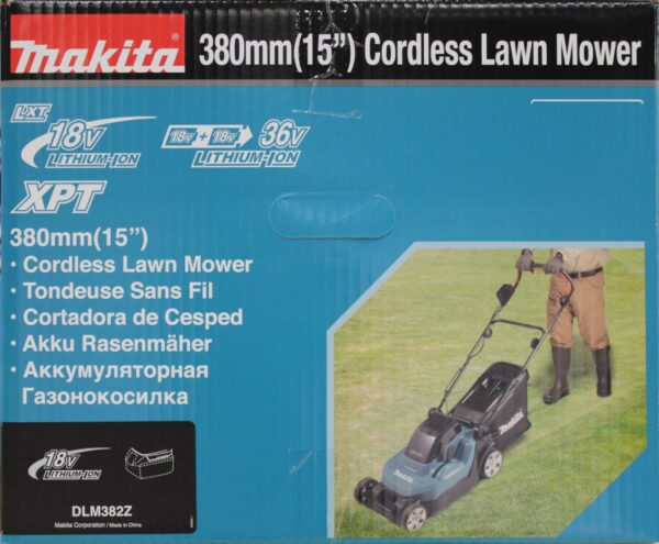 Makita DLM382Z Twin 18V (36V) Li-ion LXT 38cm Lawn Mower - Batteries and Charger Not Included