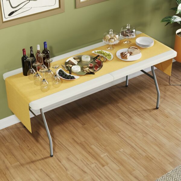 Home Vida Folding Table 5ft Heavy Duty Extra Strength Camping Buffet Wedding Market Garden Party Car Boot Stall Picnic Trestle