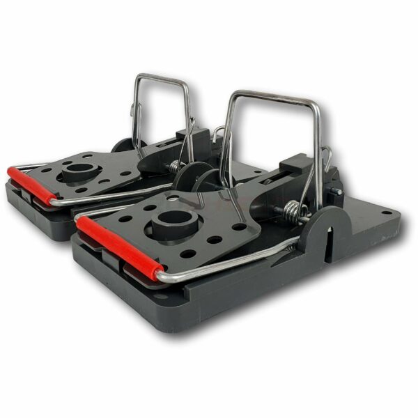 ROSHIELD 2 x Rat Traps - Professional Quality & Heavy Duty Pest Control Traps for Instant Kill - Large Reusable & Easy Set Rodent Solution