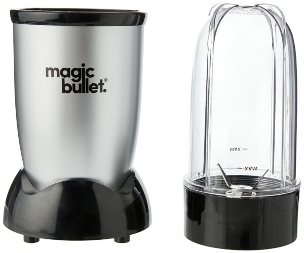 NutriBullet NBLP9 900W Blender Champagne Multi-Function Cold Beverage Smoothie Maker- 2 Cup Sizes and Stay Fresh Lid & Magic Bullet 4pc Starter Kit