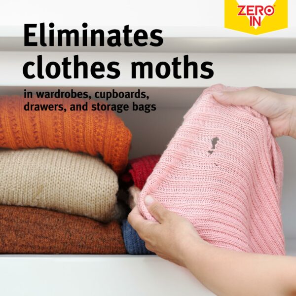 Zero In New Generation Moth Balls - Effective Moth Killer for Wardrobes - Up To 3-Months Protection - Advanced Transfluthrin Formula - For Drawers, and Storage Bags - 30 Pack