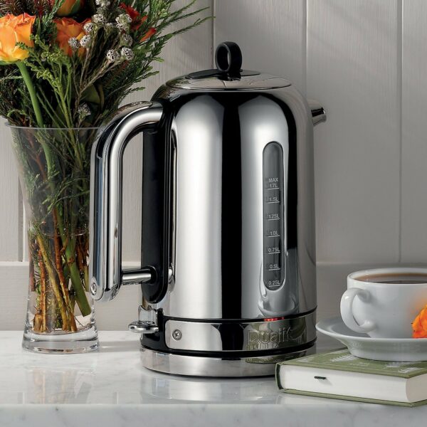 Dualit 72815 Classic Polished Rapid Boil Kettle 1.7L - Extra Quiet!