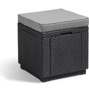 Keter Cube with Storage and Cushion