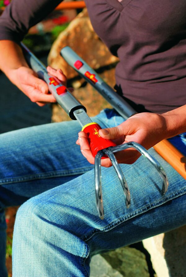 WOLF-Garten ZMI15 Multi-Change Lightweight Aluminium Handle, Red, 150 cm