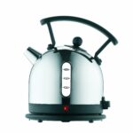Dualit Lite Dome Kettle - 2L Kettle - Polished with Black Trim, High Gloss Finish - Fast Boiling - Large Handle - 7275