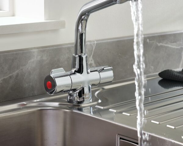 Bristan MH SNK EF C Manhattan Easyfit Kitchen Sink Mixer Tap with Swivel Spout, Chrome