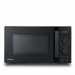 Toshiba Microwave Oven 800w 20L with 8 Auto Menus, 5 Power Levels, Mute Function, and LED Cavity Light - Black - MW2-AM20PF(BK)