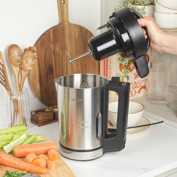 Salter EK5118V2 Digital Soup Maker - 1.6L, Blend Chunky Smooth Soup, Great For Batch Cooking, 5 Settings