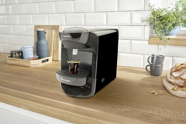 Tassimo by Bosch Coffee Machine Suny 'Special Edition' TAS3102GB,1300 Watt, 0.8 Litre - Black
