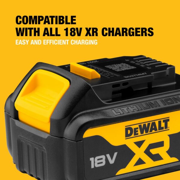 DEWALT 18V XR 4Ah Battery, DCB182-XJ