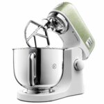 Kenwood kMix Stand Mixer for Baking, Stylish Kitchen Mixer with K-beater, Dough Hook and Whisk, 5L Stainless Steel Bowl, Removable Splash Guard, 1000 W, Editions Green