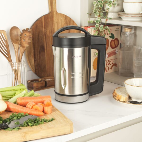 Salter EK5118V2 Digital Soup Maker - 1.6L, Blend Chunky Smooth Soup, Great For Batch Cooking, 5 Settings