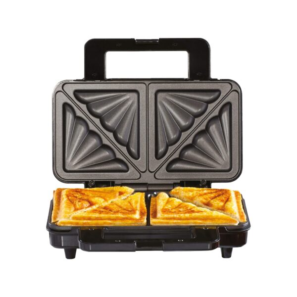 Daewoo Deep Fill Sandwich Toaster 900W, Non-Stick Toastie Maker with Locking Clip, Dual Indicator Lights, Sandwich Press for Crispy Sealed Toasties – Easy Clean Compact Design