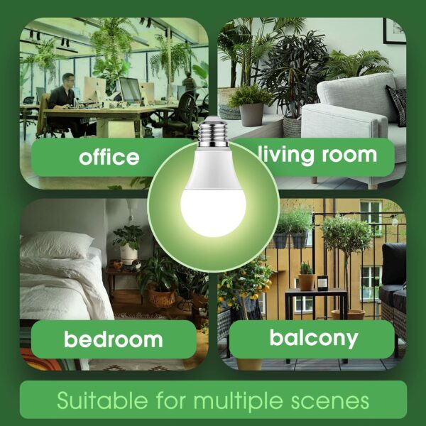 Briignite Grow Light Bulbs, LED Grow Light Bulb A19 Bulb