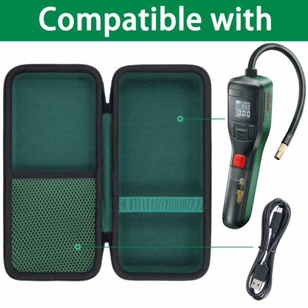 co2CREA Hard Travel Case for Bosch Home and Garden Electric Air Pump Mini Compressor EasyPump, Case Only