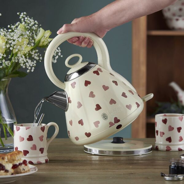 Russell Hobbs 28330 Emma Bridgewater Pink Hearts Kettle, 1.7 Litres
