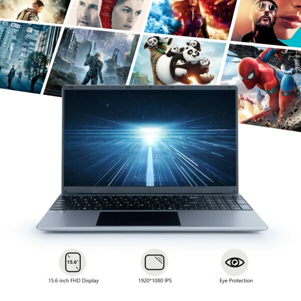 Geviar Laptop Computer 15.6'' with 1080P FHD Display, Quad-Core Intel Celeron N5095 Processors, 12GB DDR4 512GB SSD,Windows 11 Laptop Computers (AN-X17)