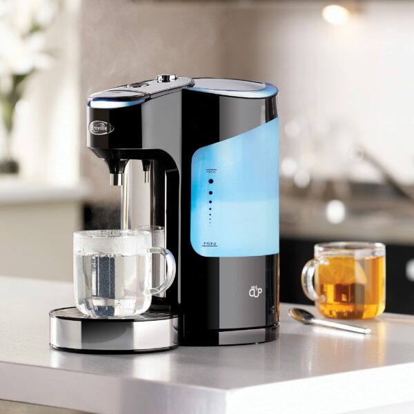 Breville HotCup Hot Water Dispenser | 2.0L with 3kW Fast Boil & Variable Dispense | Energy-efficient use | Gloss Black [VKJ318]
