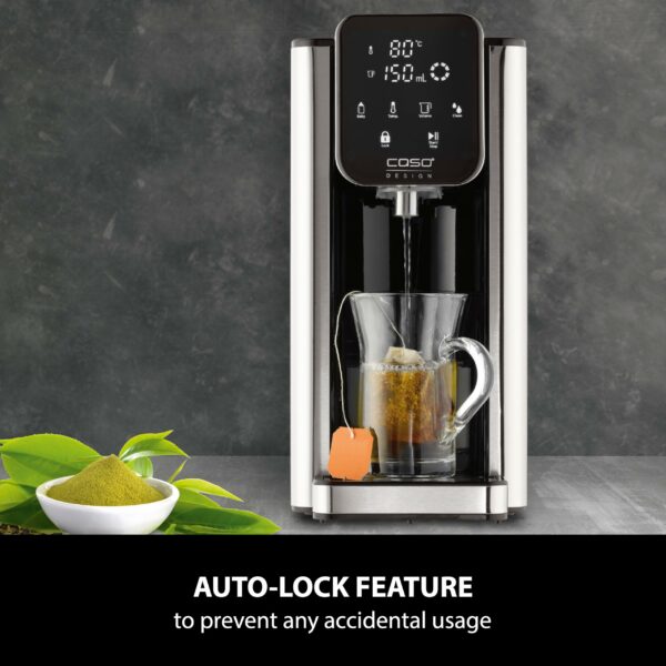CASO HW 660 Turbo Hot Water Dispenser for Home | 2.7L Instant Hot Water Dispenser with Filter for Hot Drinks | One Cup Boiling Water Dispenser | Saves up to 50% Energy | Filtered Water Dispenser