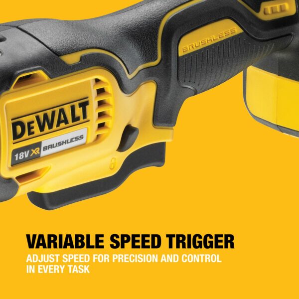 DEWALT 18V XR Brushless Oscillating Multi-Tool, Bare Unit, DCS355N-XJ