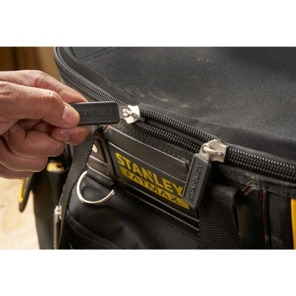 Stanley Fatmax Round Top Rigid Tool Bag, 18", Quick Tool Access with Wide Opening Zip Design, Multiple Internal and External Pockets
