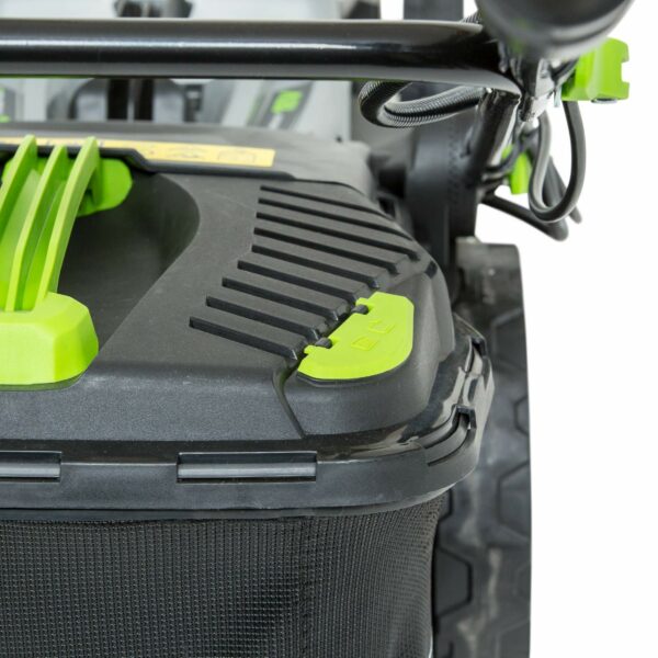 Murray 18V Lithium-Ion Cordless Lawn Mower IQ18WM37, Including 2x 2.5Ah Battery and Dual Charger, Yellow, Grey, Black, 37 cm