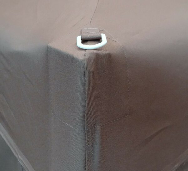 QUICK STAR Garden Pop up Gazebo 2x2m beige with 4 side walls and carrying bag
