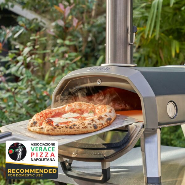 Ooni Karu 2 Multi-Fuel Outdoor Pizza Oven - Wood and Gas Outdoor Pizza Oven with Pizza Stone Intergrated Thermometer, Pizza Oven Outdoor