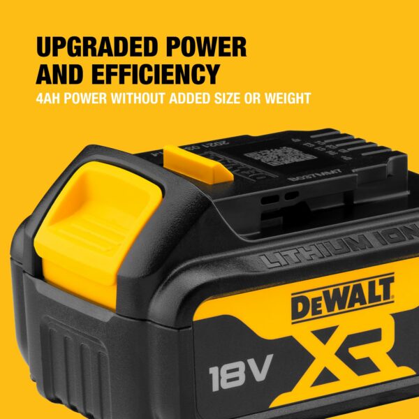 DEWALT 18V XR 4Ah Battery, DCB182-XJ