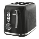 Breville Bold 2 Slice Toaster with High-Lift & Wide Slots | Black & Silver Chrome [VTR001]