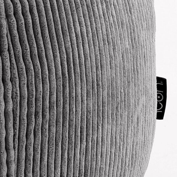Kingston Cord Bean Bag, Charcoal Grey, Large Adult Bean Bag Chair with Filling Included, Comfy Chair, Living Room Furniture, Bedroom Furniture