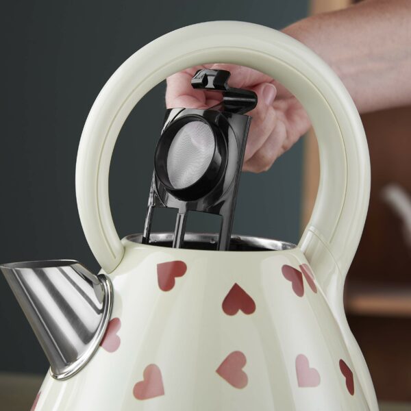 Russell Hobbs 28330 Emma Bridgewater Pink Hearts Kettle, 1.7 Litres