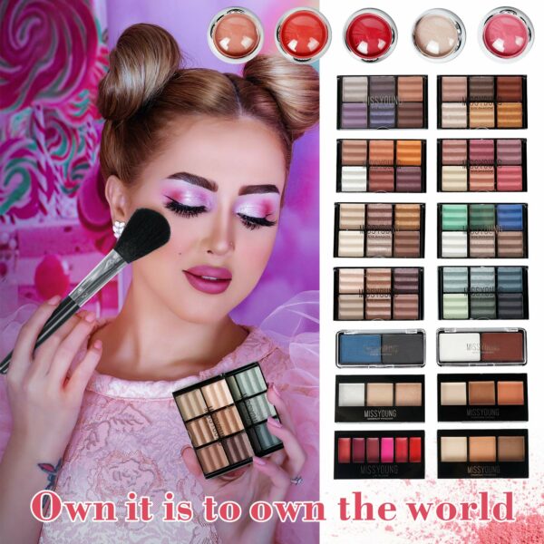 JasCherry All in One Make up Box Set Multi-purpose Cosmetic Storage Beauty Case