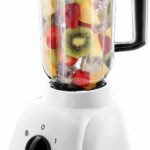 Russell Hobbs Food Collection 1.5L Plastic Jug Blender, 2 speeds & pulse setting, Removable Stainless Steel blades for easy cleaning, Pouring and adding flap, Dishwasher safe jug & lid, 400W, 24610