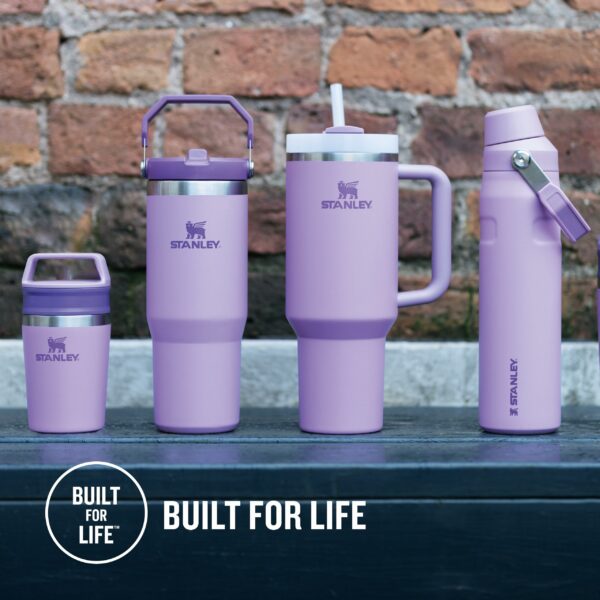 Stanley Quencher H2.0 Flowstate Tumbler 1.2L - Cold For 11 Hours - Iced For 48 Hours - Metal Water Bottle With Straw, Handle And Lid - Dishwasher Safe - Travel Mug For Cold Drinks - Lilac